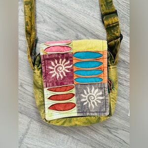 India Boutique Multicolor Patchwork Crossbody Bag